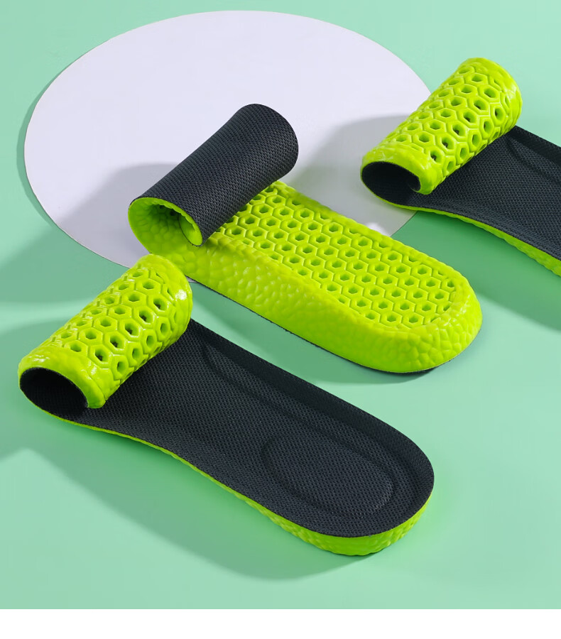 3515 Men's Sports Insoles Anti-Fatigue Antibacterial Odor-Resistant Thickened Shock Absorption Breathable Sweat-Absorbing Non-Stuffy Summer Military Training 19
