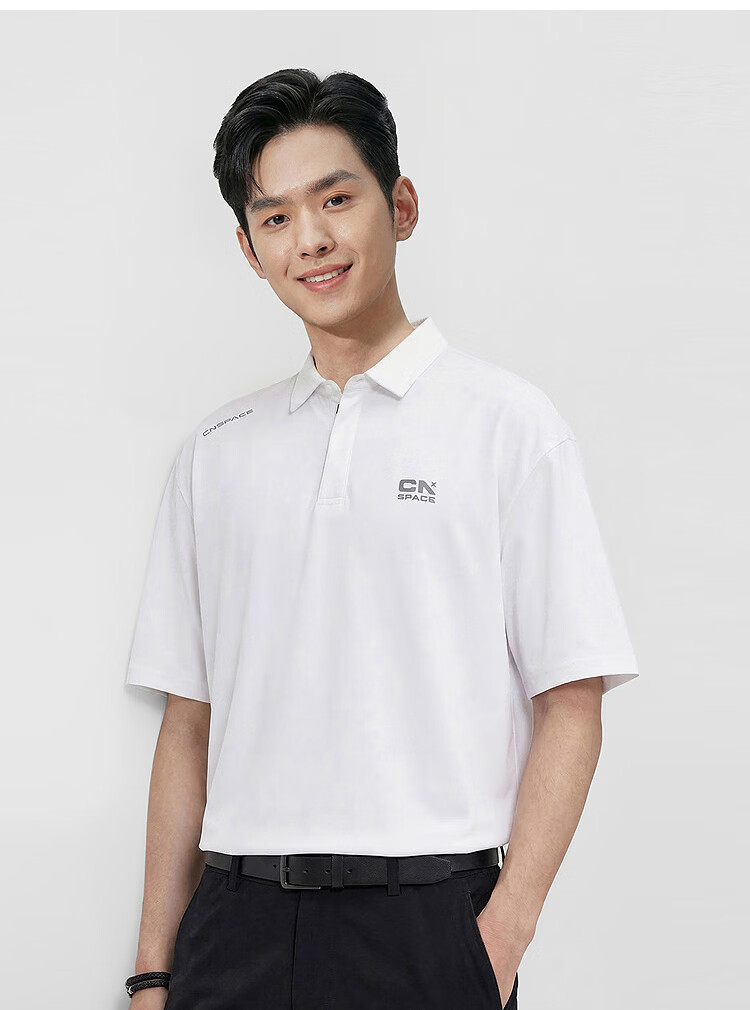 Semir XCNSPACE Aerospace Collaboration Series Men's Polo Knit Shirt 101326115109 18