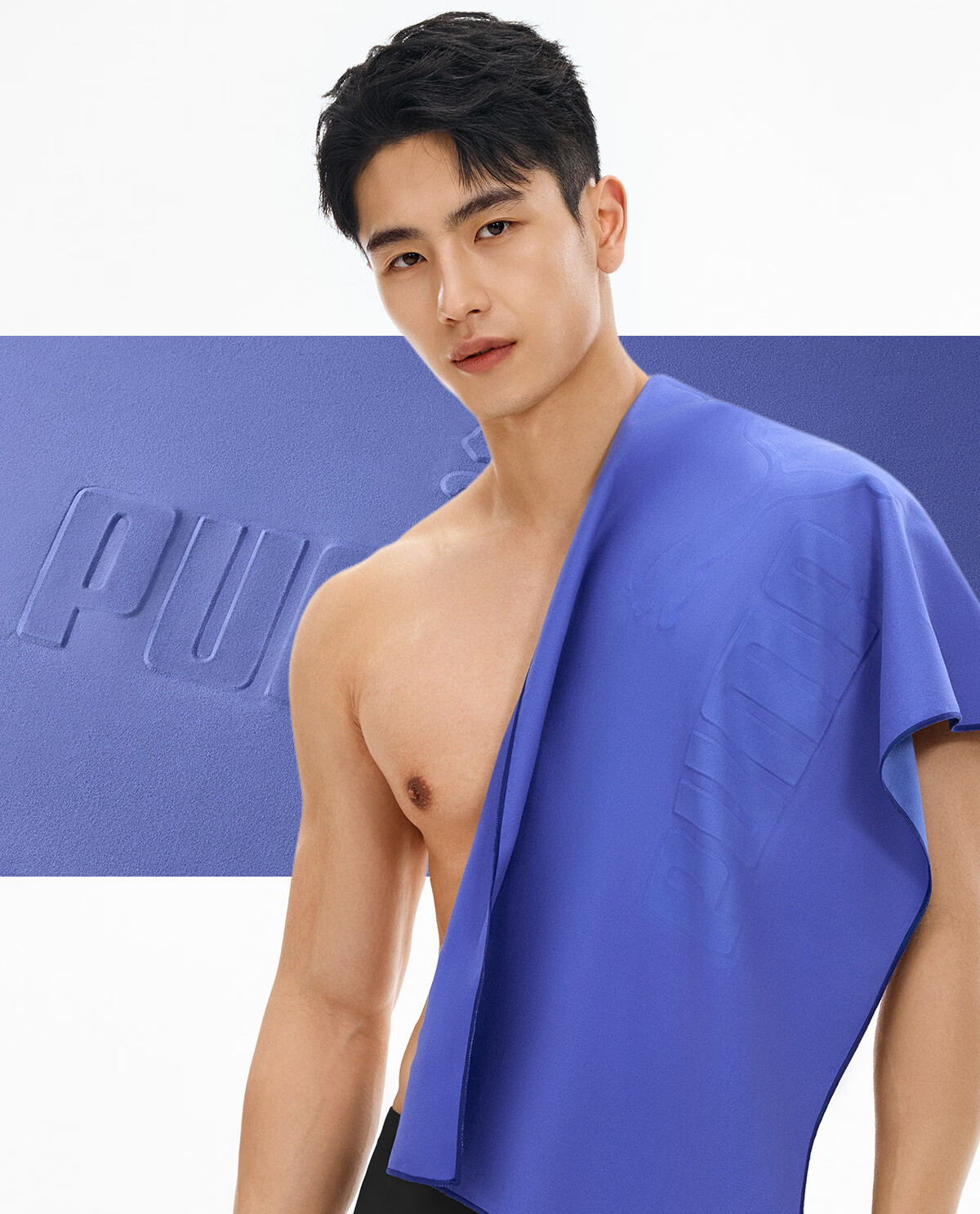 PUMA Adult Sports Towel 10A Antibacterial Skin-Friendly Quick-Dry Beach Vacation Swimming Cooling Sweat-Absorbent Towel 12