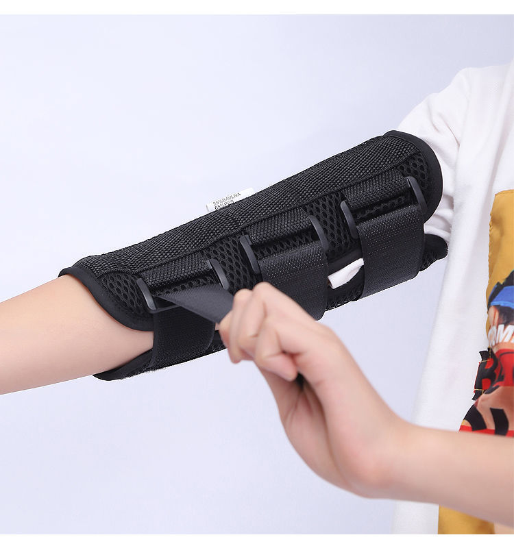 儿童肘关节固定支具上肢手臂骨折夹板婴儿骨折康复训练器材护具xs透气