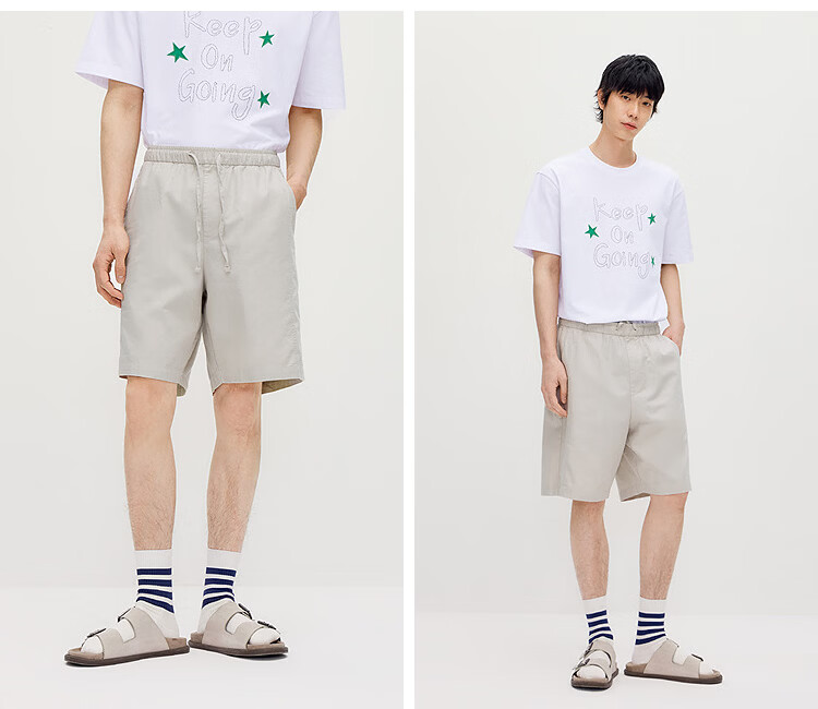 Semir Men's Casual Summer Elastic Drawstring Waist Shorts 2026 Loose Straight Pants Comfortable 109326125102 4