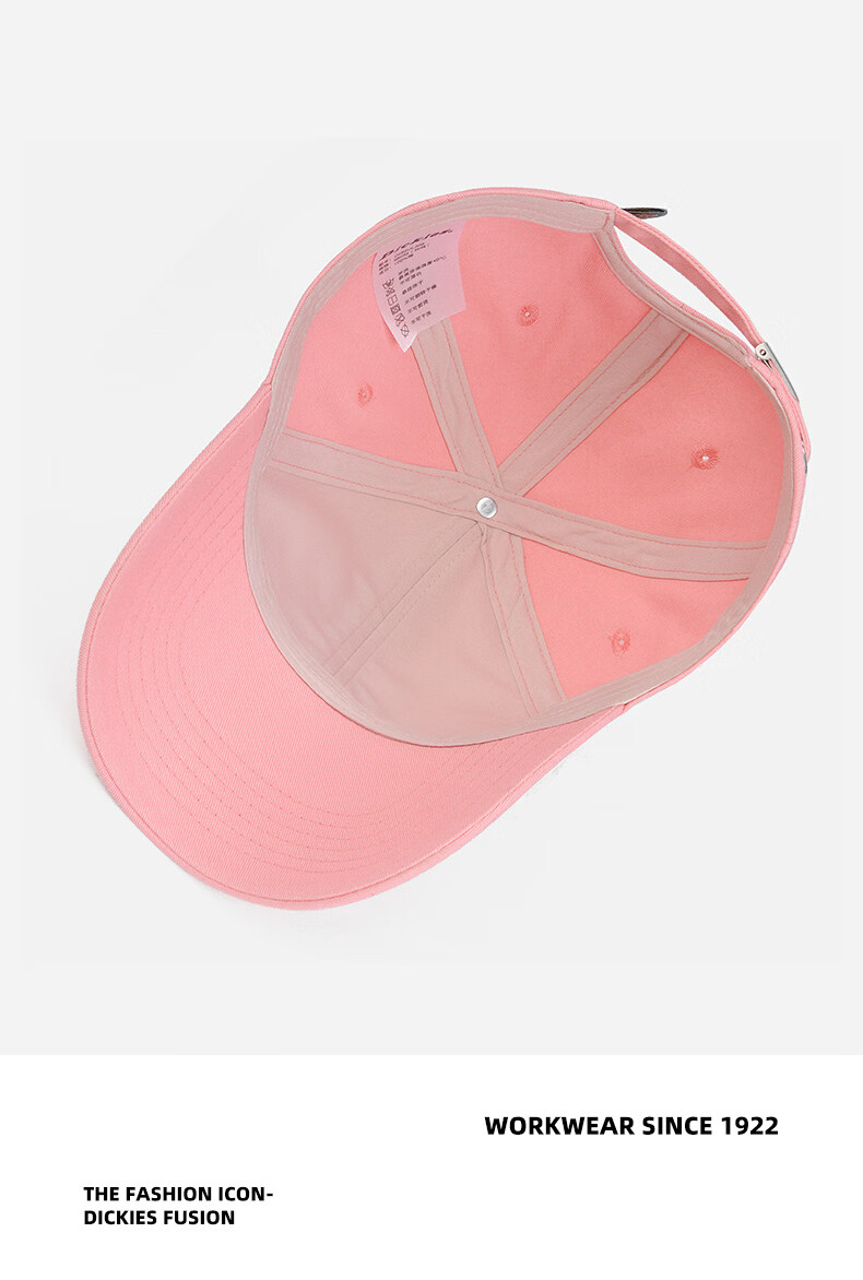 Dickies American Style Pure Cotton Baseball Cap Unisex Soft Top Duckbill Hat New Outdoor Sunshade Sun Protection Hat Gray Blue 15