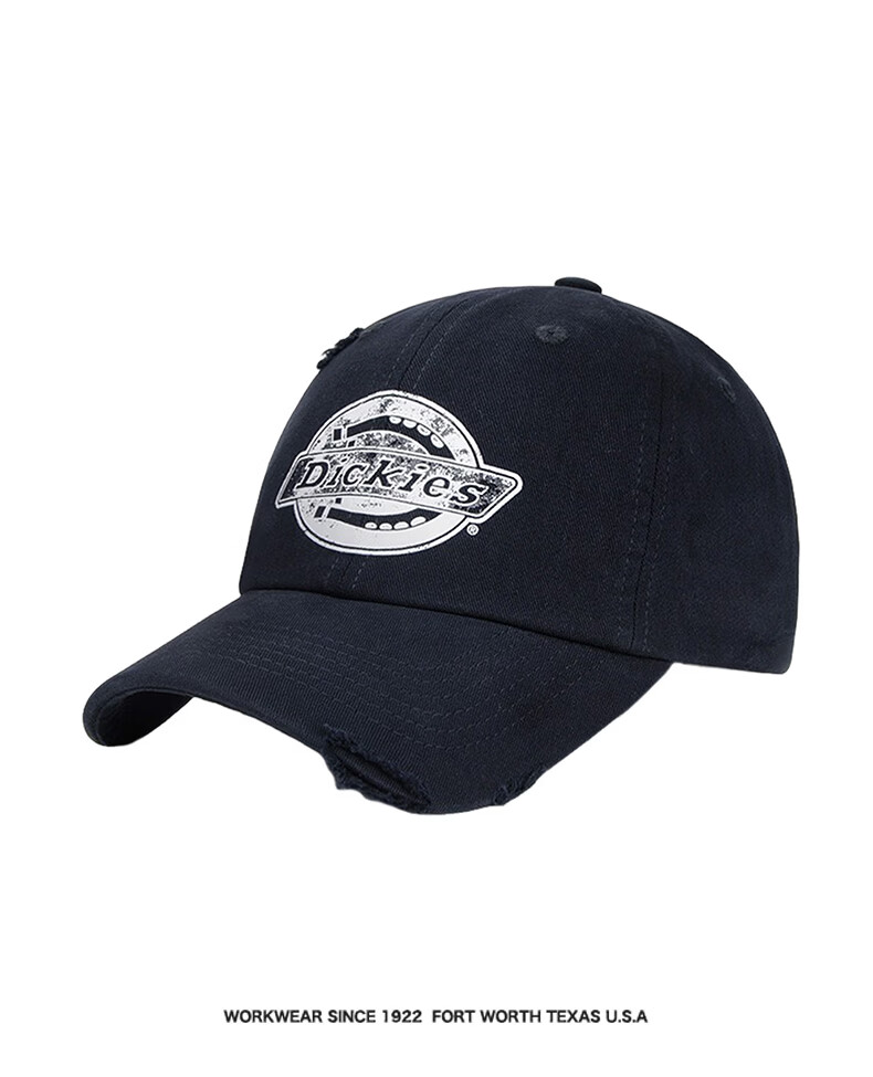Dickies American Style Distressed Baseball Cap Unisex Casual Vintage Sun Hat Navy Blue 24