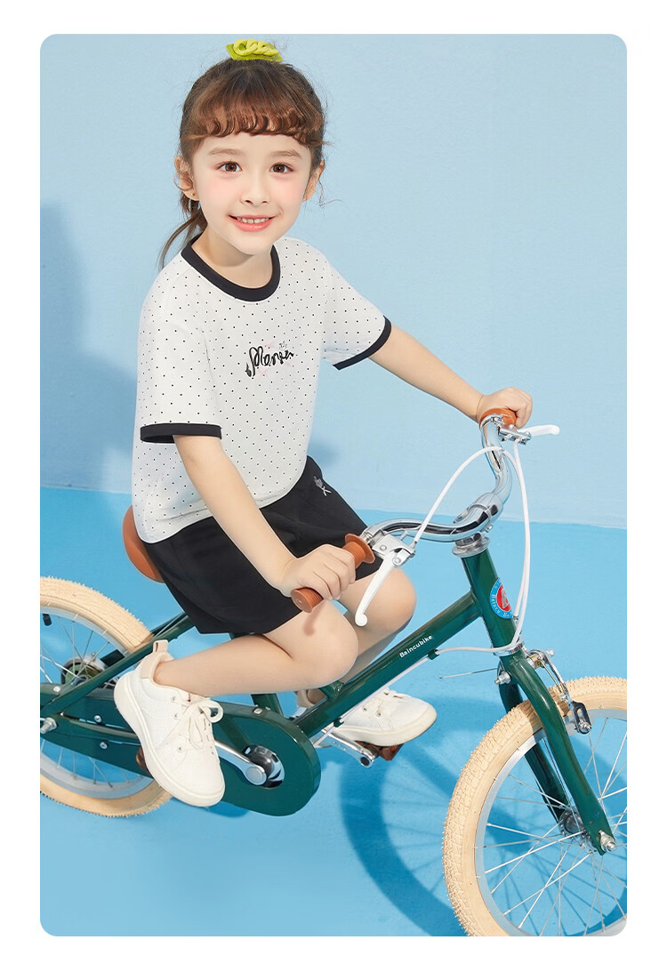 Disney Kids Boys and Girls Short Sleeve Set 2026 Summer New Children's Pure Cotton Casual Set Black and White Polka Dots Size 120 23
