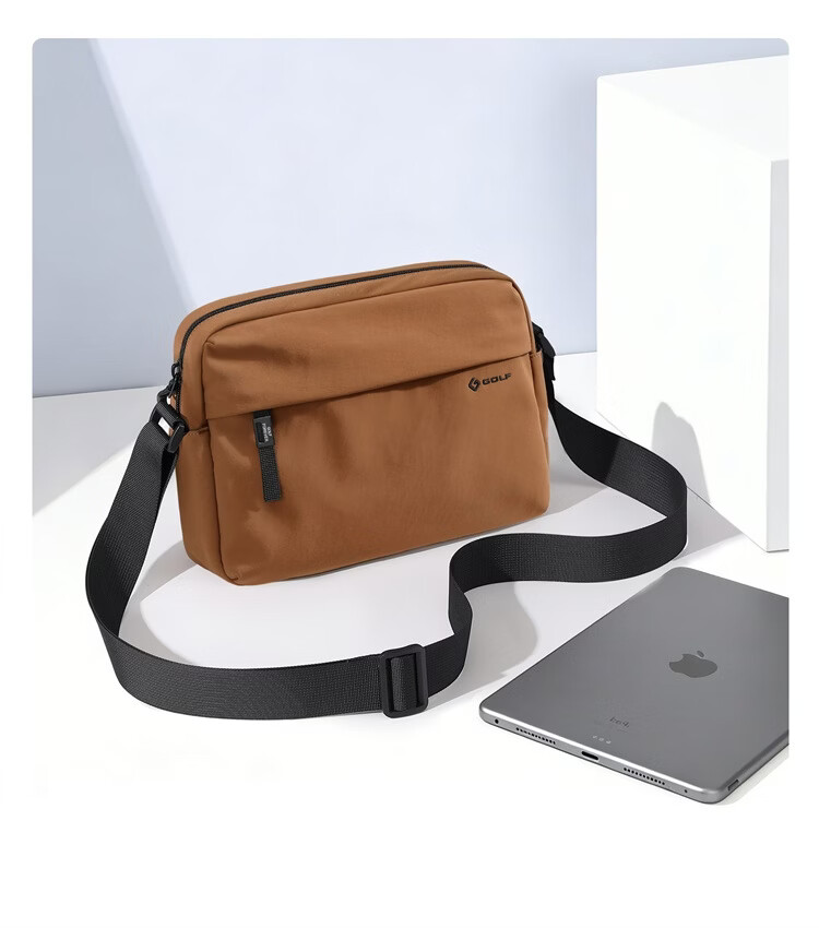 GOLF Casual Crossbody Bag Unisex Lightweight Outdoor Sports Cycling Shoulder Bag Commuter iPad Tablet Small Square Bag 31
