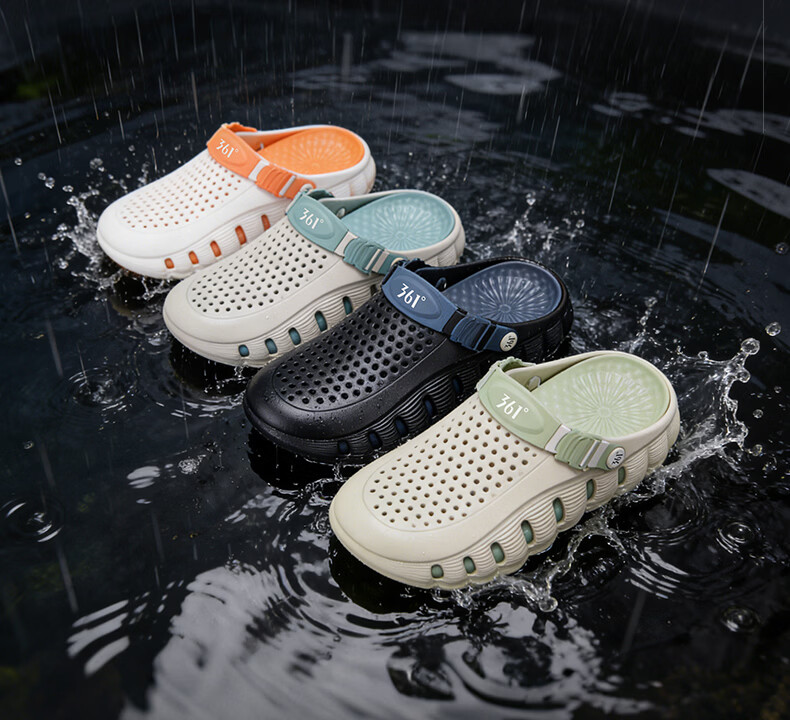 361° Men's Sport Sandals Thick Sole Outdoor Non-Slip Breathable Closed-Toe Beach Slippers 15