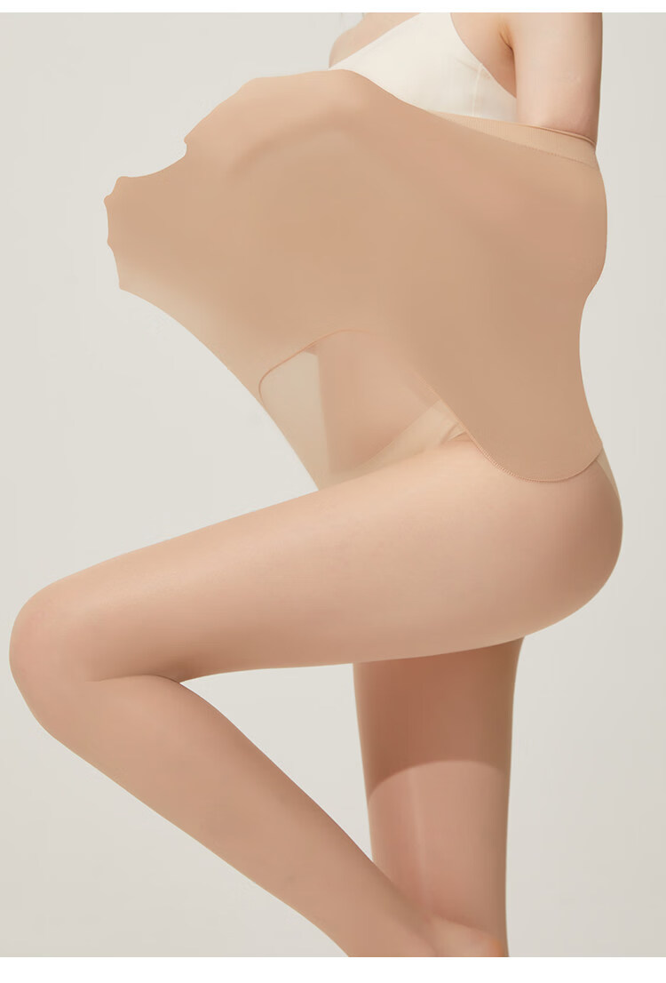 Avandy 2-Pack 5D Ultra-Thin Summer High-Waist Skin-Enhancing Sheer Tights Anti-Snag Pantyhose 19