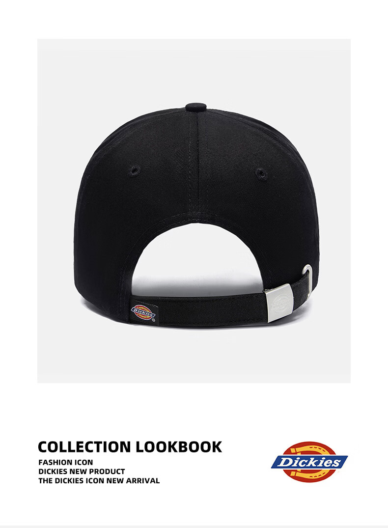 Dickies American Style Pure Cotton Baseball Cap Unisex Soft Top Duckbill Hat New Outdoor Sunshade Sun Protection Hat Gray Blue 6