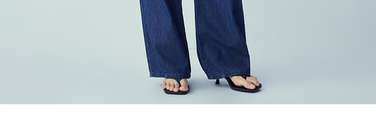 Giordano Women's Pants 2026 Summer New Cool Pleated Semi-Elastic Waist Straight Denim Jeans 13416323 19