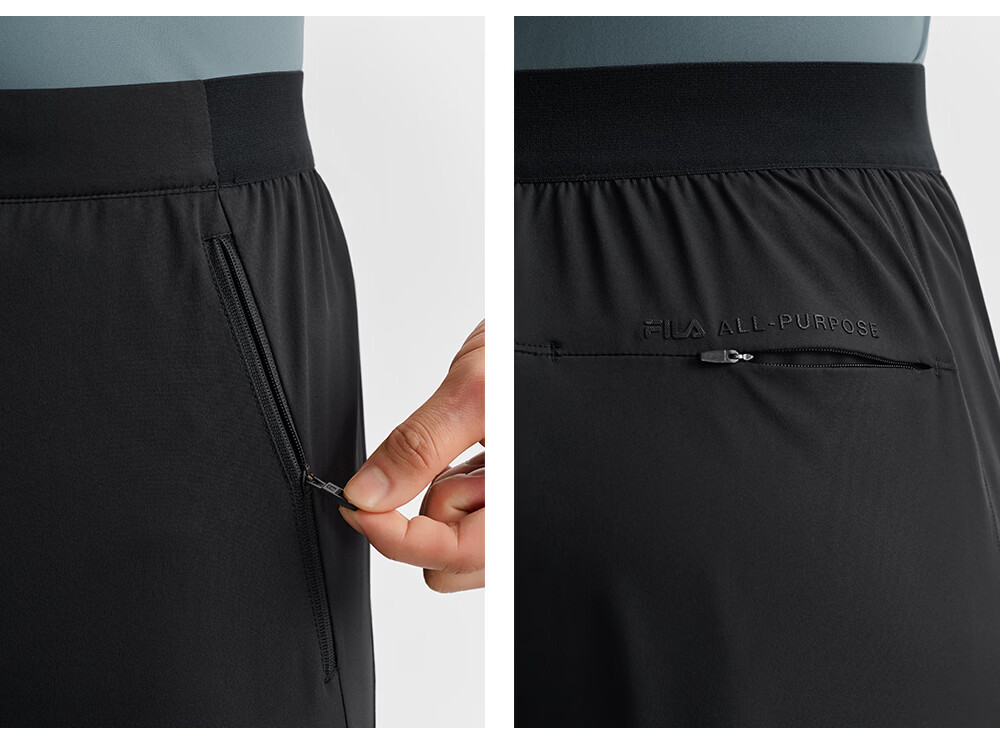 FILA Wang Yang Edition Men's Lightweight Woven Pants 2026 Summer Comfortable Fitness Sports Trousers 9