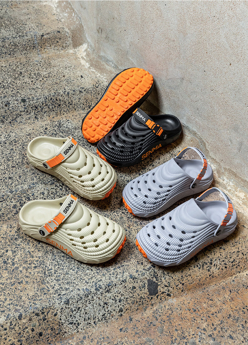 Semir Men's Hollow-out Sports Slippers Summer Outdoor Sandals 2026 New Beach Shoes 9