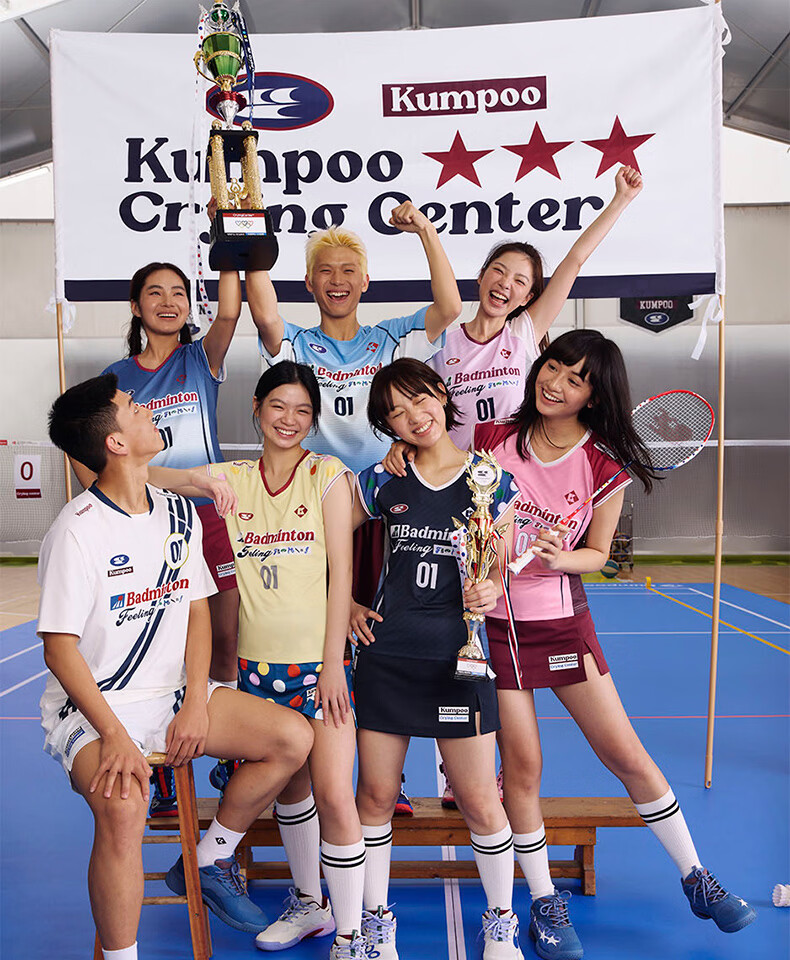 KUMPOO Badminton Dress Short Skirt for Women, Slimming Scream Center Collaboration Style Half Skirt ACQ261601-Red XL 6