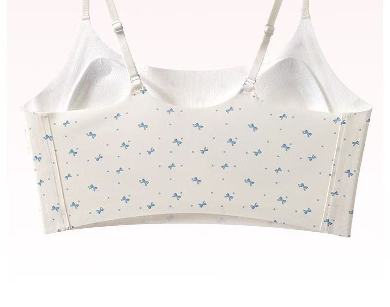 Meishianxuan High School Girls Shaping Bra Youth Development Thin Strap Three-Stage Printed Underwear for Junior High Students 14