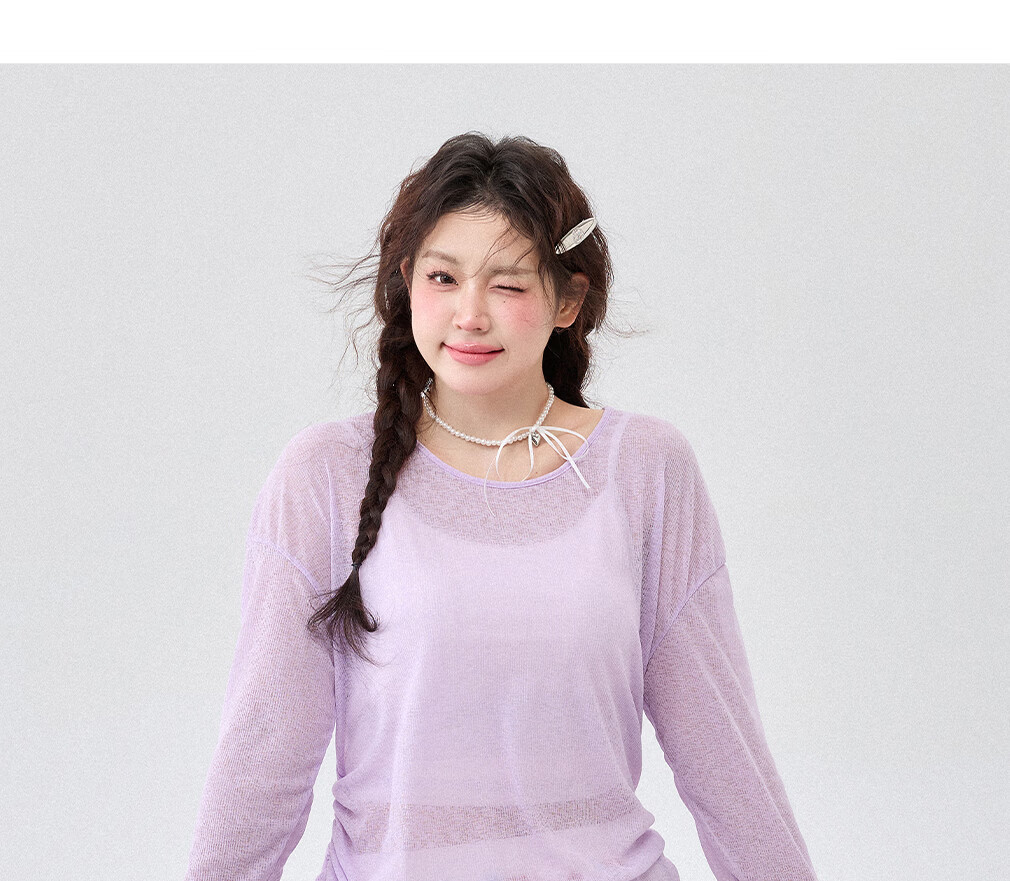Agliondy Plus Size Women's One-Piece Swimsuit Waist Slimming Style for Curvy Women Vacation Beach Classic Light Purple XL 25