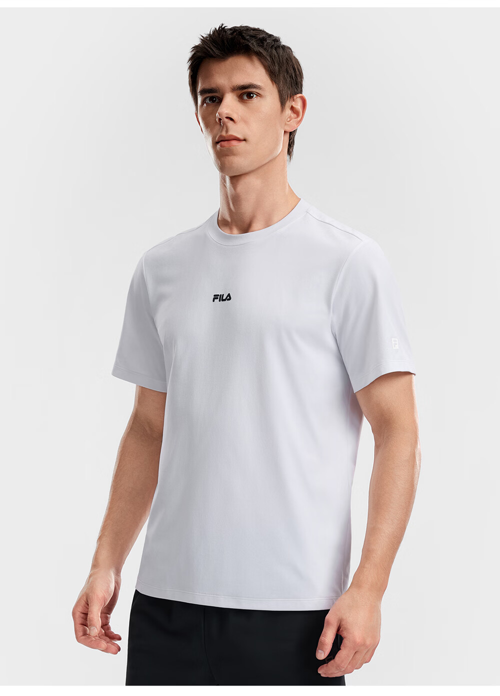 FILA Official Ning Zetao Men's Knitted Short Sleeve Shirt 2026 Summer Fitness Sports Moisture-Wicking Quick-Dry T-Shirt 10
