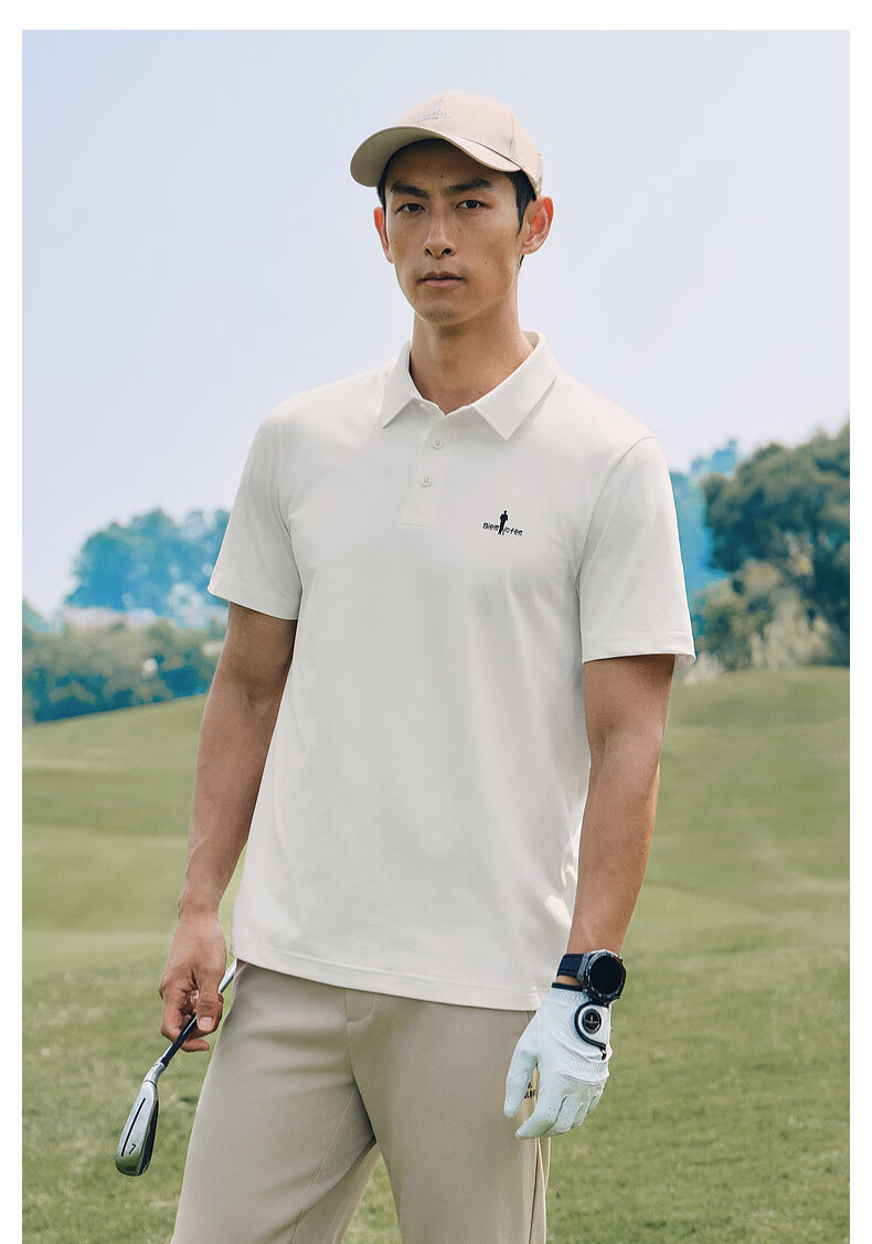 Biyinlefen Extreme Sun Protection T 2026 Spring Summer New Men's Casual Commuter Sweat-Resistant Sun Protection Short Sleeve Polo Shirt 1