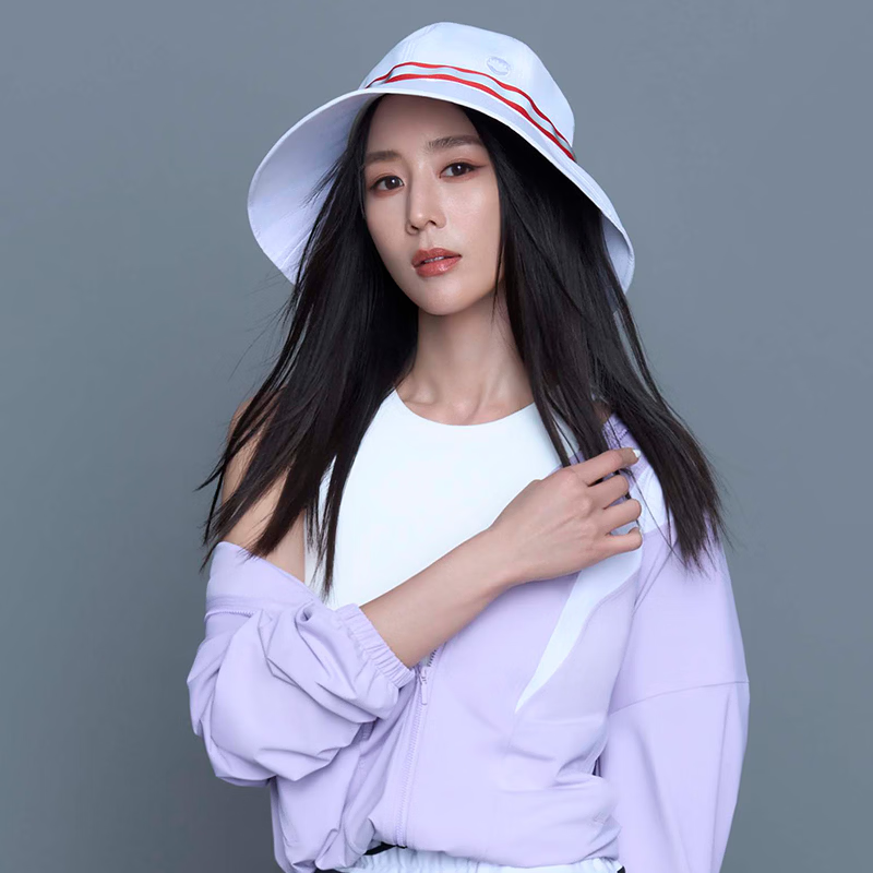 HOII Hosea Fashion Round Cylinder Sun Protection Hat Lightweight Breathable Sunshade Sweet Versatile Women's Summer F One Size White 3