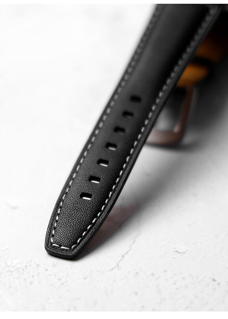 SHIRUI Genuine Leather Watch Strap for Huawei Watch GT4/GT5 EasyFit 22mm Men's Original Sports Band for Watch4/Buds/3 Pro/GT3/GT2 9