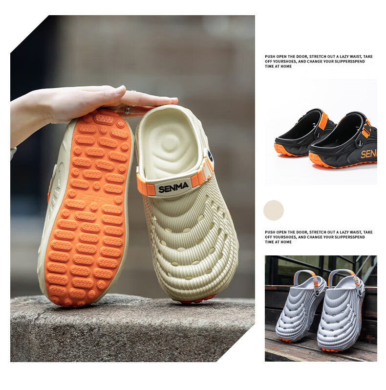 Semir Men's Hollow-out Sports Slippers Summer Outdoor Sandals 2026 New Beach Shoes 16
