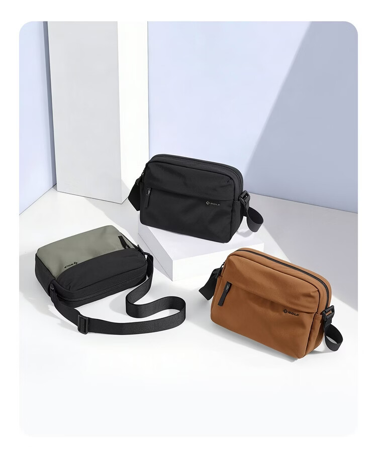 GOLF Casual Crossbody Bag Unisex Lightweight Outdoor Sports Cycling Shoulder Bag Commuter iPad Tablet Small Square Bag 5