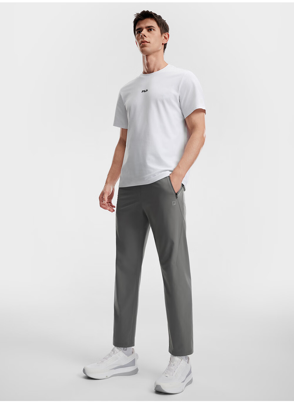 FILA Wang Yang Edition Men's Lightweight Woven Pants 2026 Summer Comfortable Fitness Sports Trousers 13