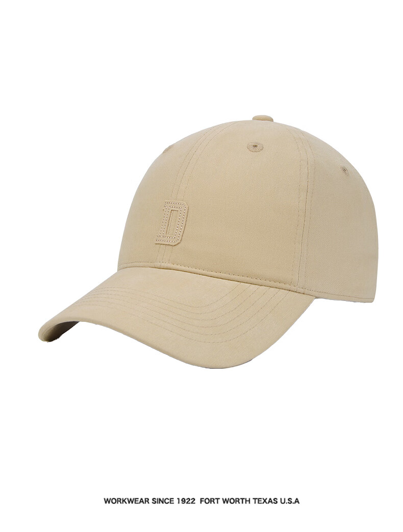 Dickies Soft Top Baseball Cap Unisex Outdoor Sports New Duckbill Hat Face Slimming Sun Protection Khaki 14