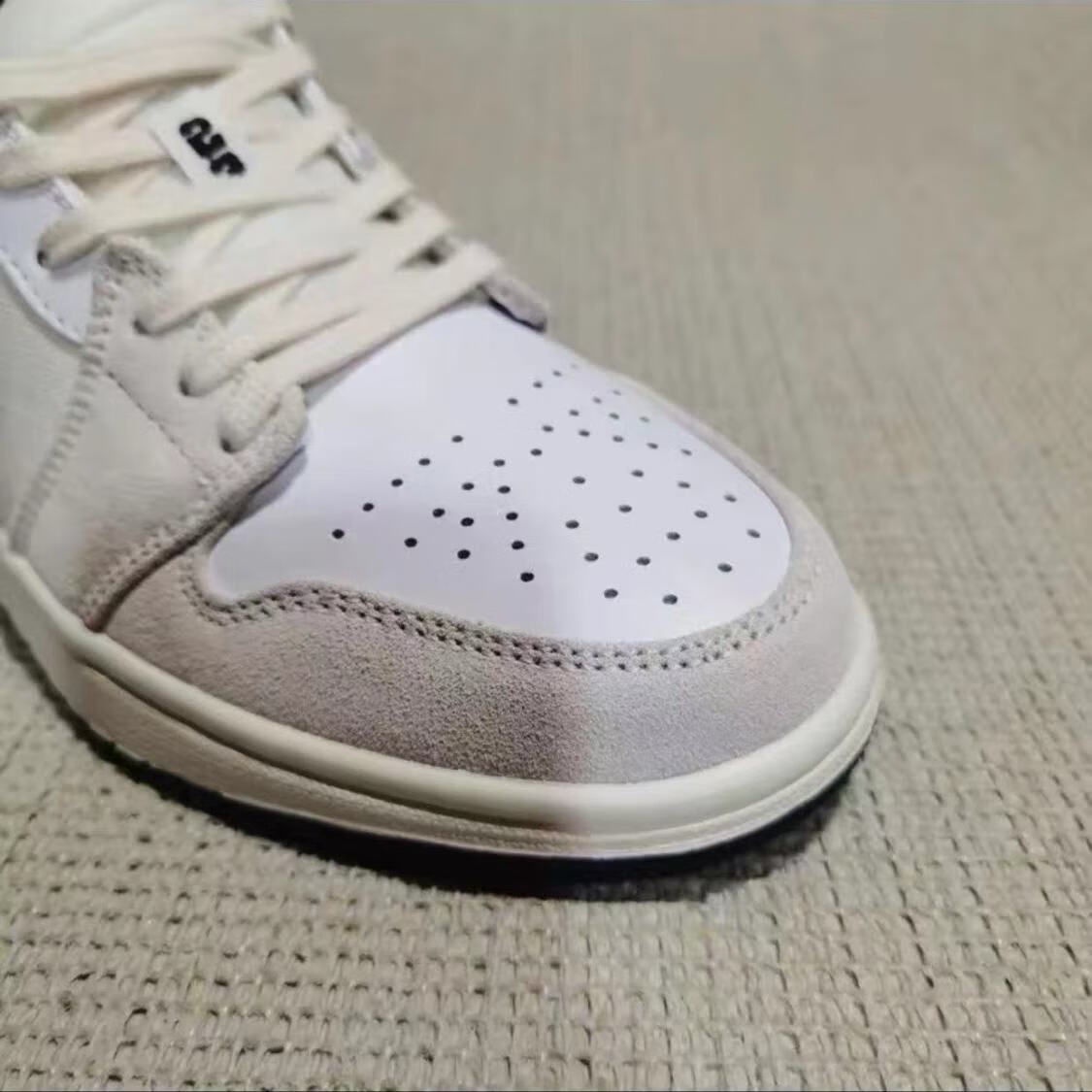 aj·1 乔1low小巴黎烟灰黑白男女同款经典百搭休闲运动鞋篮球鞋ins