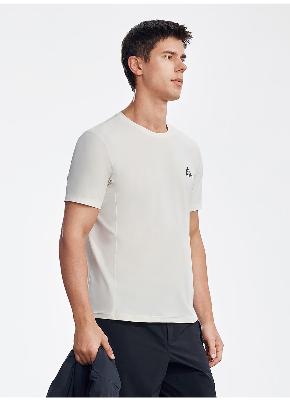 FILA Official Men's Knitted Short Sleeve Shirt 2026 Summer New Outdoor Sports Simple Basic Versatile T-Shirt 15