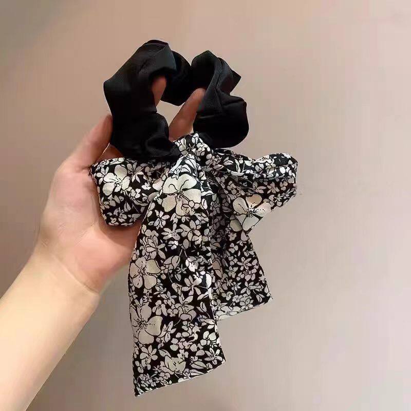 Idair Ribbon Hair Tie Simple Elegant Bow Hairband Girls Ponytail Holder Birthday Gift 4