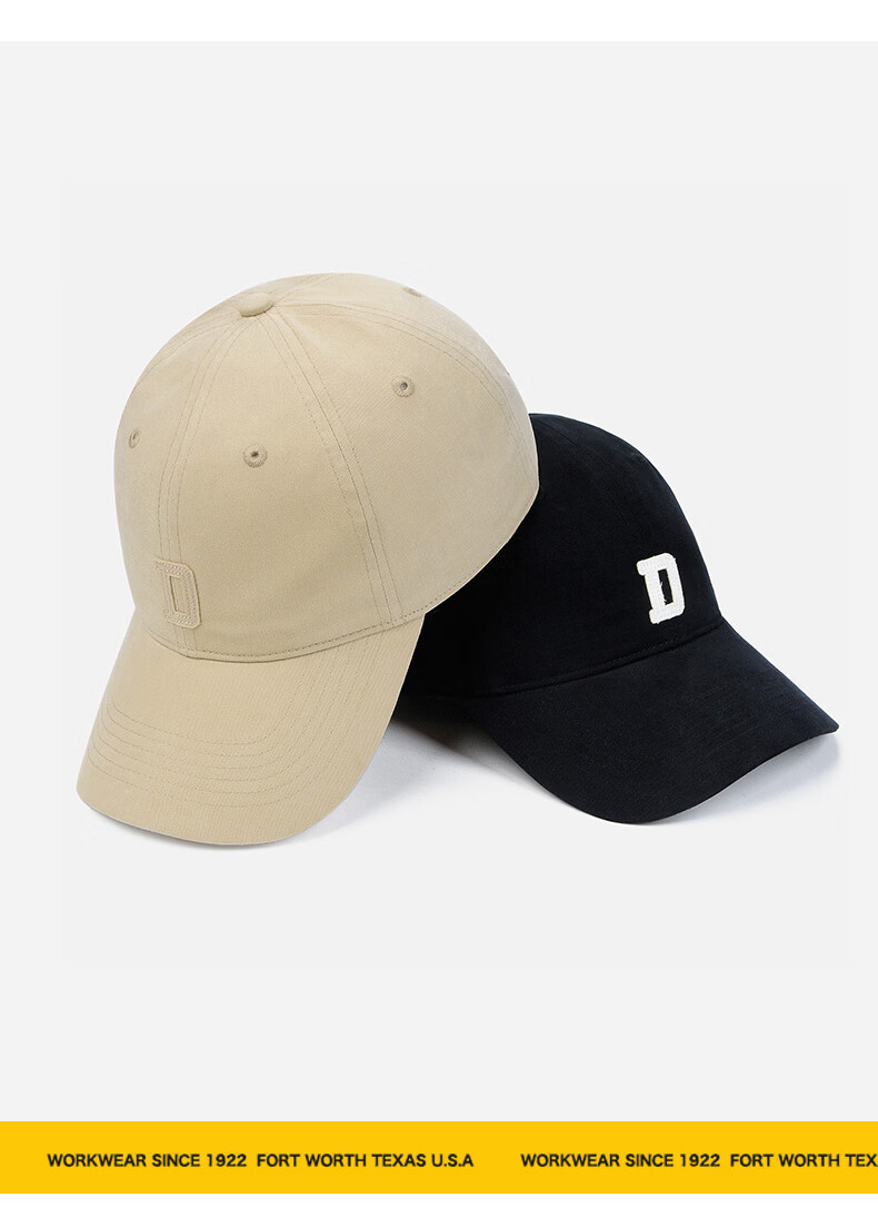 Dickies Soft Top Baseball Cap Unisex Outdoor Sports New Duckbill Hat Face Slimming Sun Protection Khaki 13