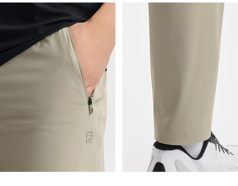 FILA Men's Dynamic Knit Pants 2026 Summer New Sports Pants UV Protection Cooling Straight-Leg Trousers 20