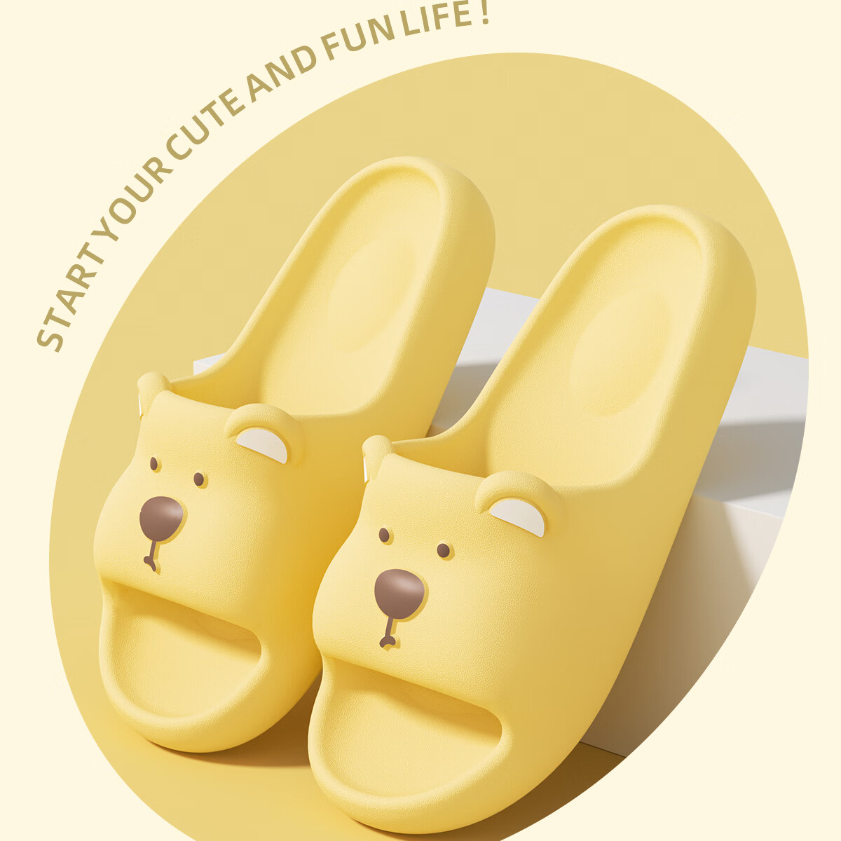 Grace Cute Summer Indoor Home Bathroom Non-Slip EVA Odor-Resistant Couple Slippers for Women and Men 5