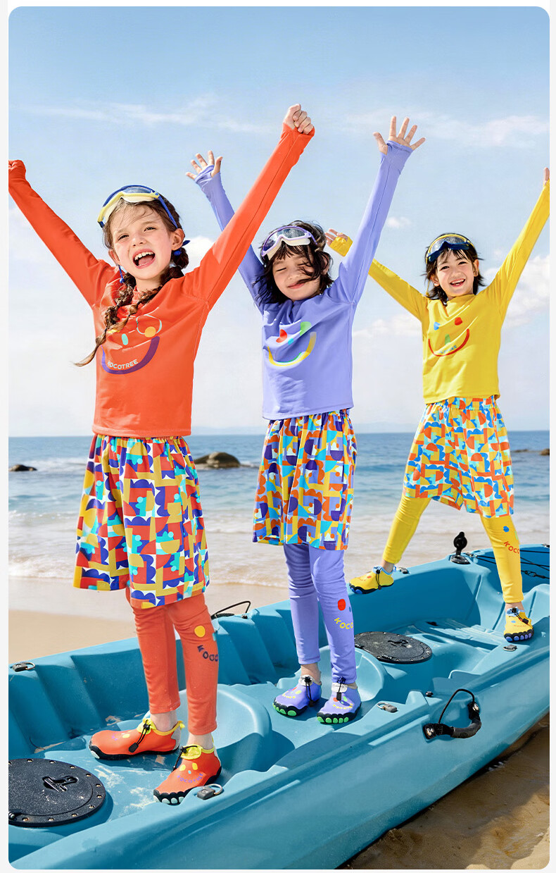Kocotree KK Tree Kids Creek Shoes Bright Color Baby Beach Swimming Shoes Non-Slip Cut-Resistant Sandals 17
