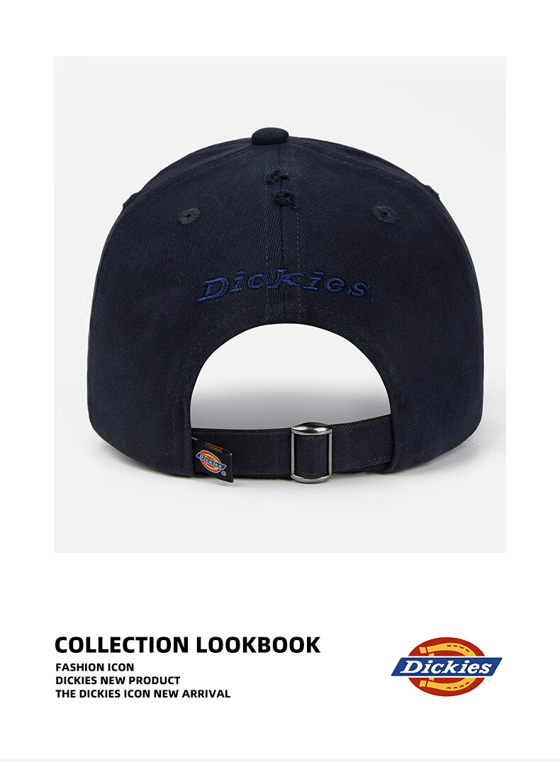Dickies American Style Distressed Baseball Cap Unisex Casual Vintage Sun Hat Navy Blue 13