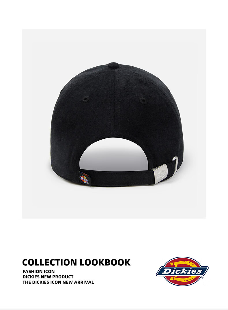 Dickies Soft Top Baseball Cap Unisex Outdoor Sports New Duckbill Hat Face Slimming Sun Protection Khaki 5