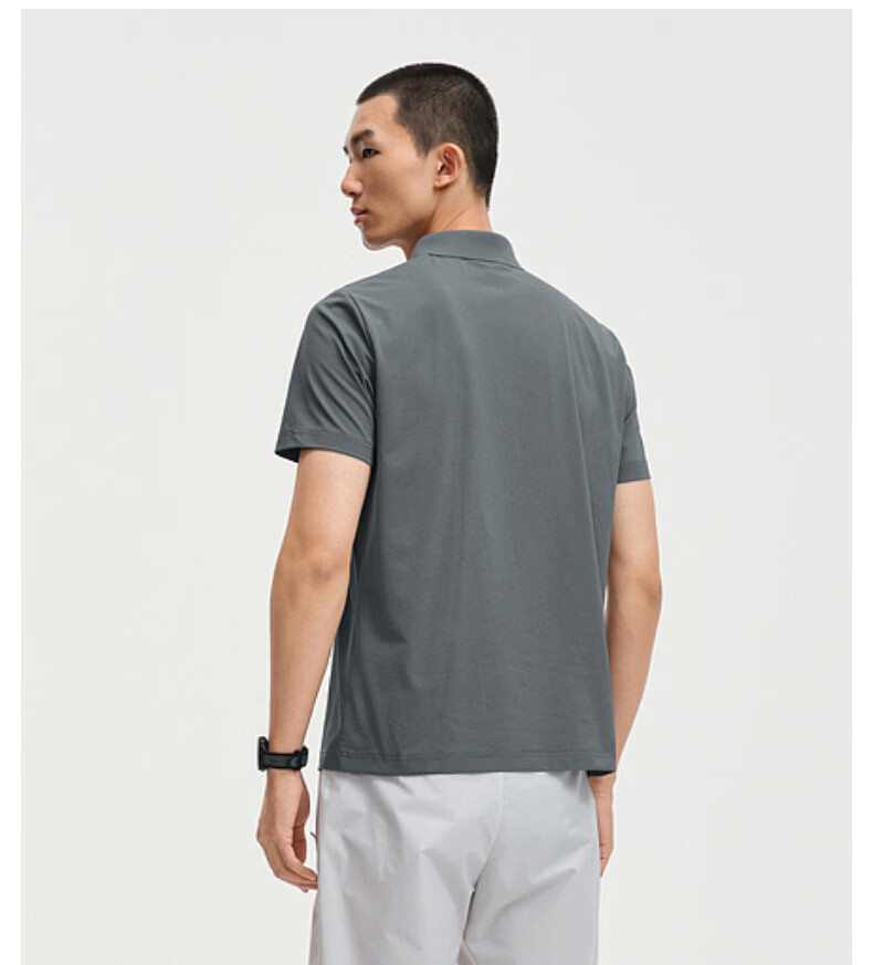 Biyinlefen Extreme Sun Protection T 2026 Spring Summer New Men's Casual Commuter Sweat-Resistant Sun Protection Short Sleeve Polo Shirt 17