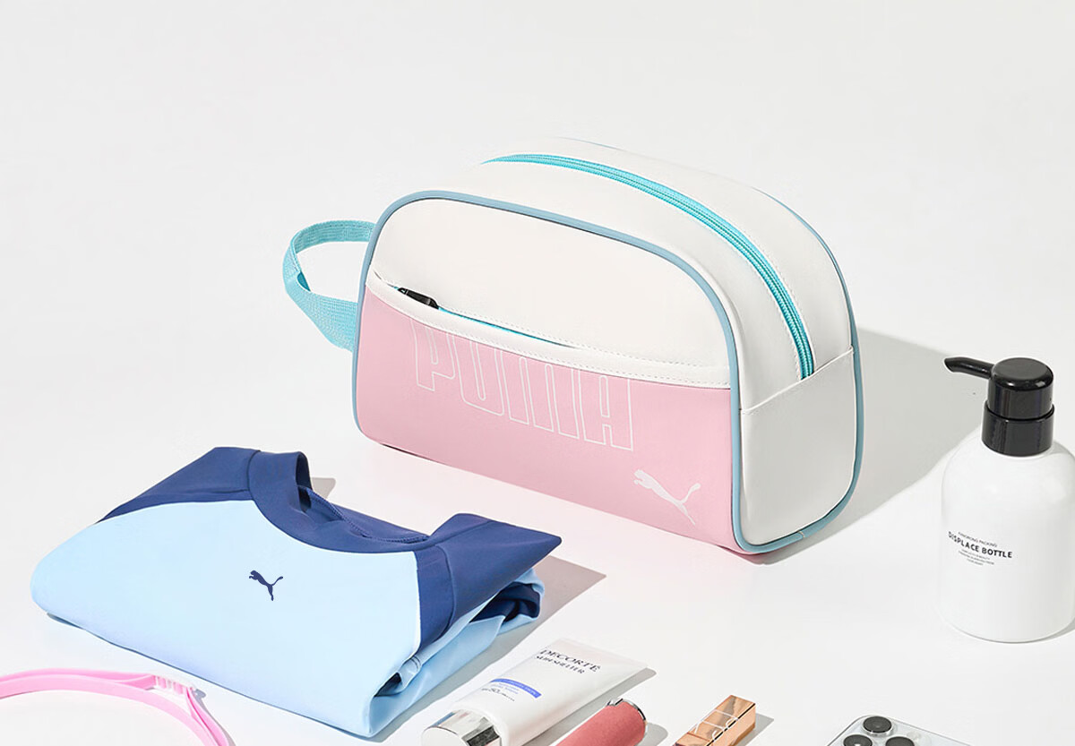 PUMA Waterproof Swim Bag Handheld Shower Bag Swimwear Toiletry Storage Large Capacity Gym Yoga Bag 21