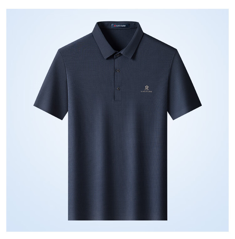 MONTAGUT Men's Short Sleeve Polo Shirt Breathable Cloud-Feel Comfortable Business Casual T-Shirt Pearl Gray L/50 10