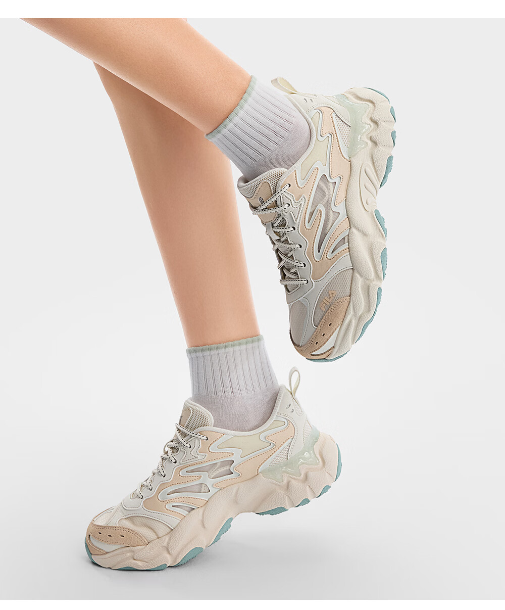 FILA Fern 3rd Generation Women's Breathable Dad Sneakers 2026 Summer New Casual Sports Shoes 29