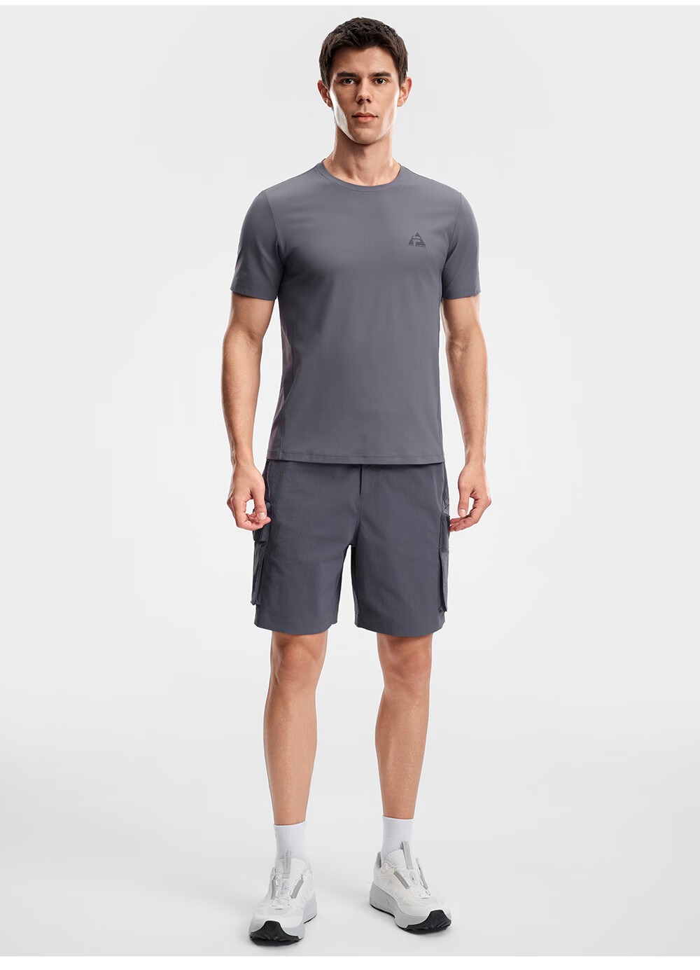 FILA Official Men's Knitted Short Sleeve Shirt 2026 Summer New Outdoor Sports Simple Basic Versatile T-Shirt 11