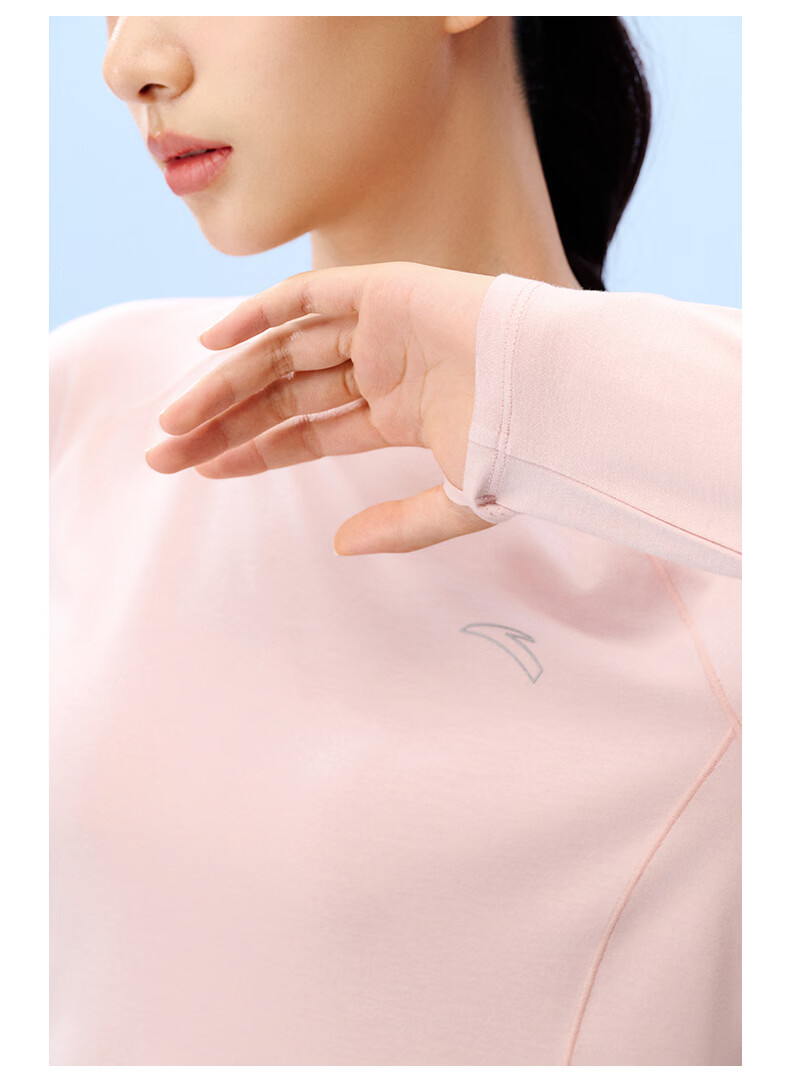 Anta Zero Pressure Quick-Dry T | C100 Quick-Dry Master Wool Long Sleeve T-Shirt Women Autumn New Slim Running Top 17
