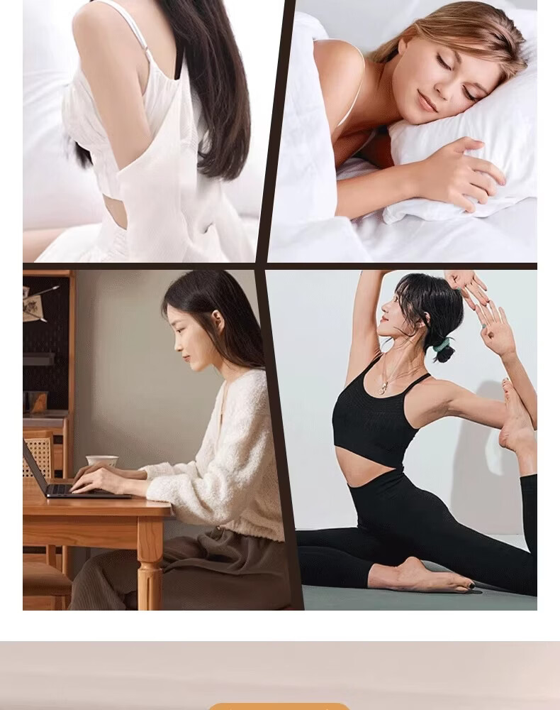Ordifen Women's Sports Seamless Foundation Small Bust Push-Up Lifting Anti-Sagging Side Breast Gathering Back Support Vest Bra 14