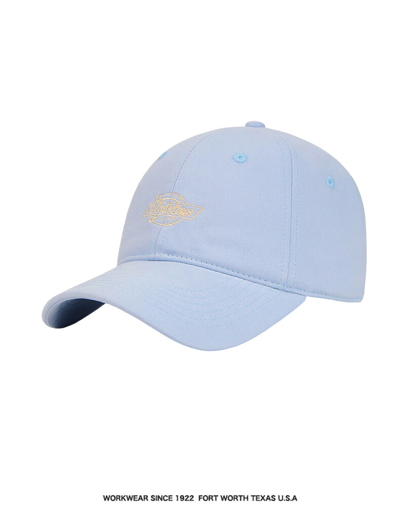 Dickies American Style Pure Cotton Baseball Cap Unisex Soft Top Duckbill Hat New Outdoor Sunshade Sun Protection Hat Gray Blue 18