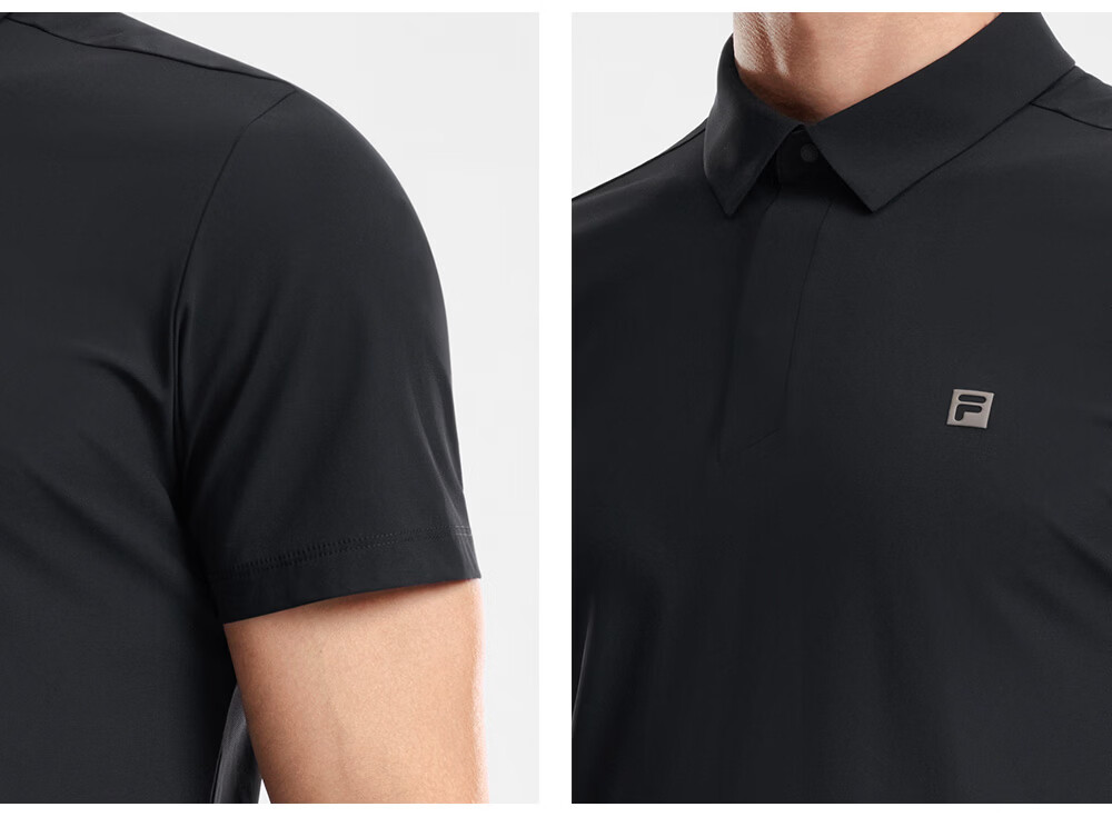 FILA Official Men's Knitted Short Sleeve Polo Shirt 2026 Summer New Fitness Sports Sun Protection Top 19