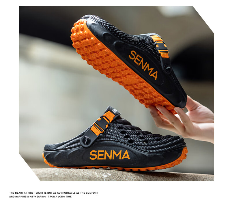 Semir Men's Hollow-out Sports Slippers Summer Outdoor Sandals 2026 New Beach Shoes 15
