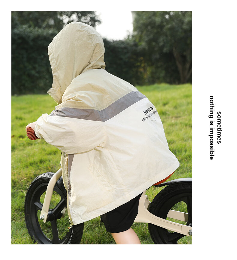 Little Elephant Hamm Boys' UV Protection Sun Jacket 2026 New Summer Thin Breathable Coat Green 140 cm 16