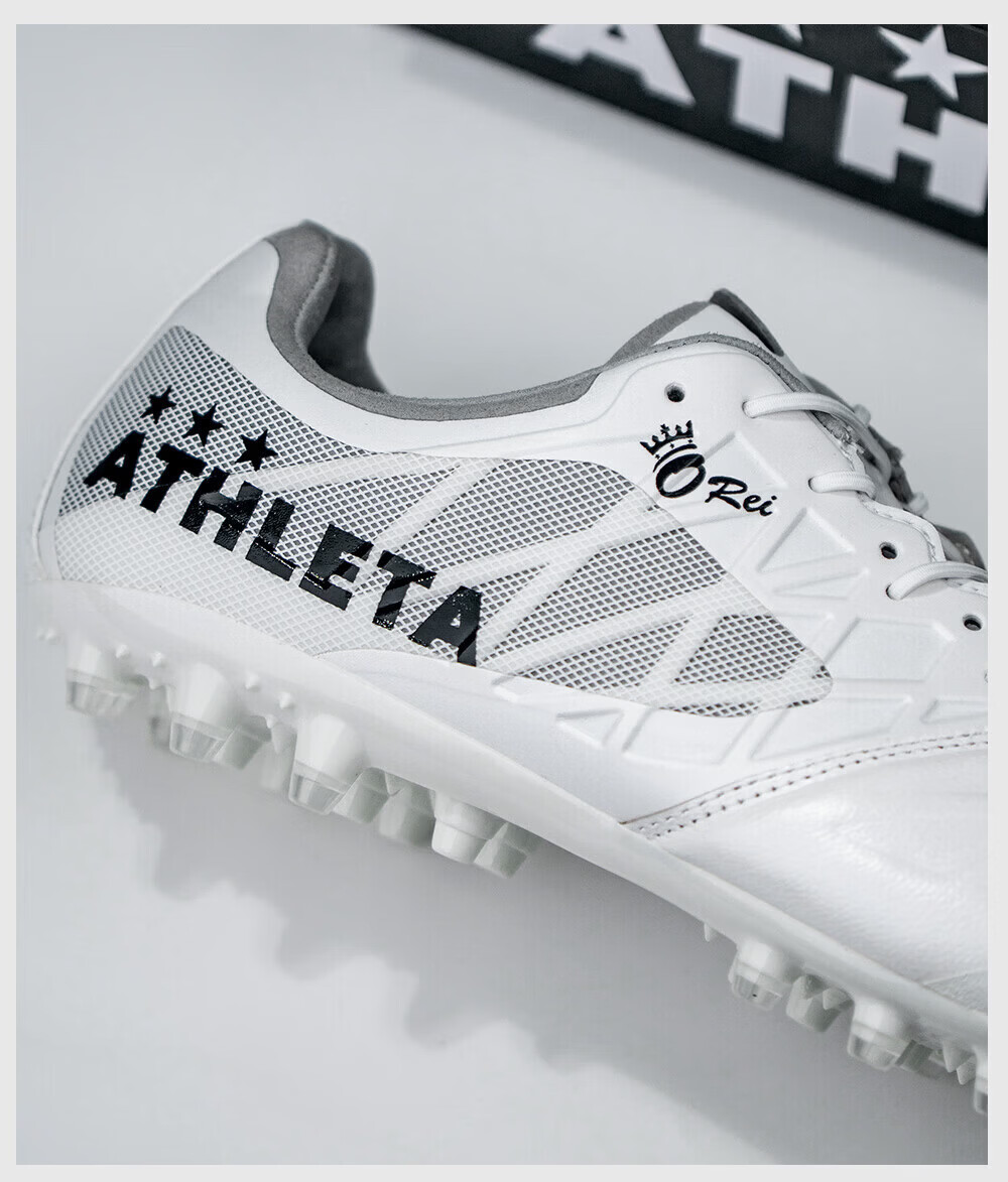 ATHLETA Kangaroo Leather Soccer Shoes MG Short Stud Artificial Grass Mid-High-End Competition Training Men's Cleats 20