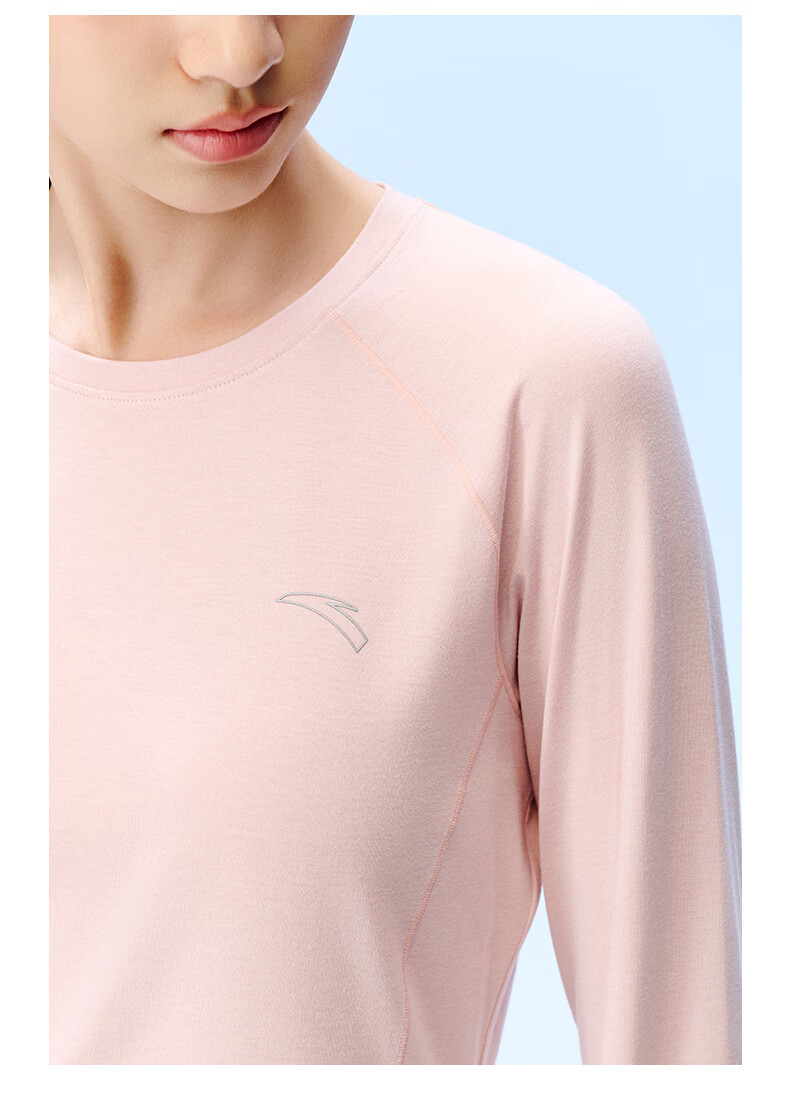 Anta Zero Pressure Quick-Dry T | C100 Quick-Dry Master Wool Long Sleeve T-Shirt Women Autumn New Slim Running Top 16