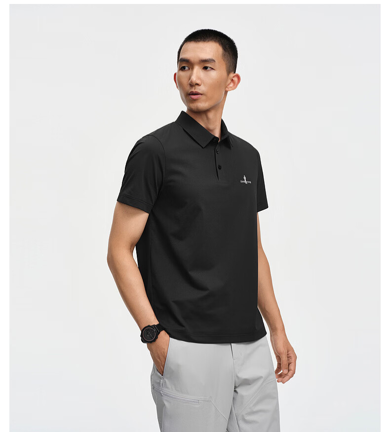 Biyinlefen Extreme Sun Protection T 2026 Spring Summer New Men's Casual Commuter Sweat-Resistant Sun Protection Short Sleeve Polo Shirt 8