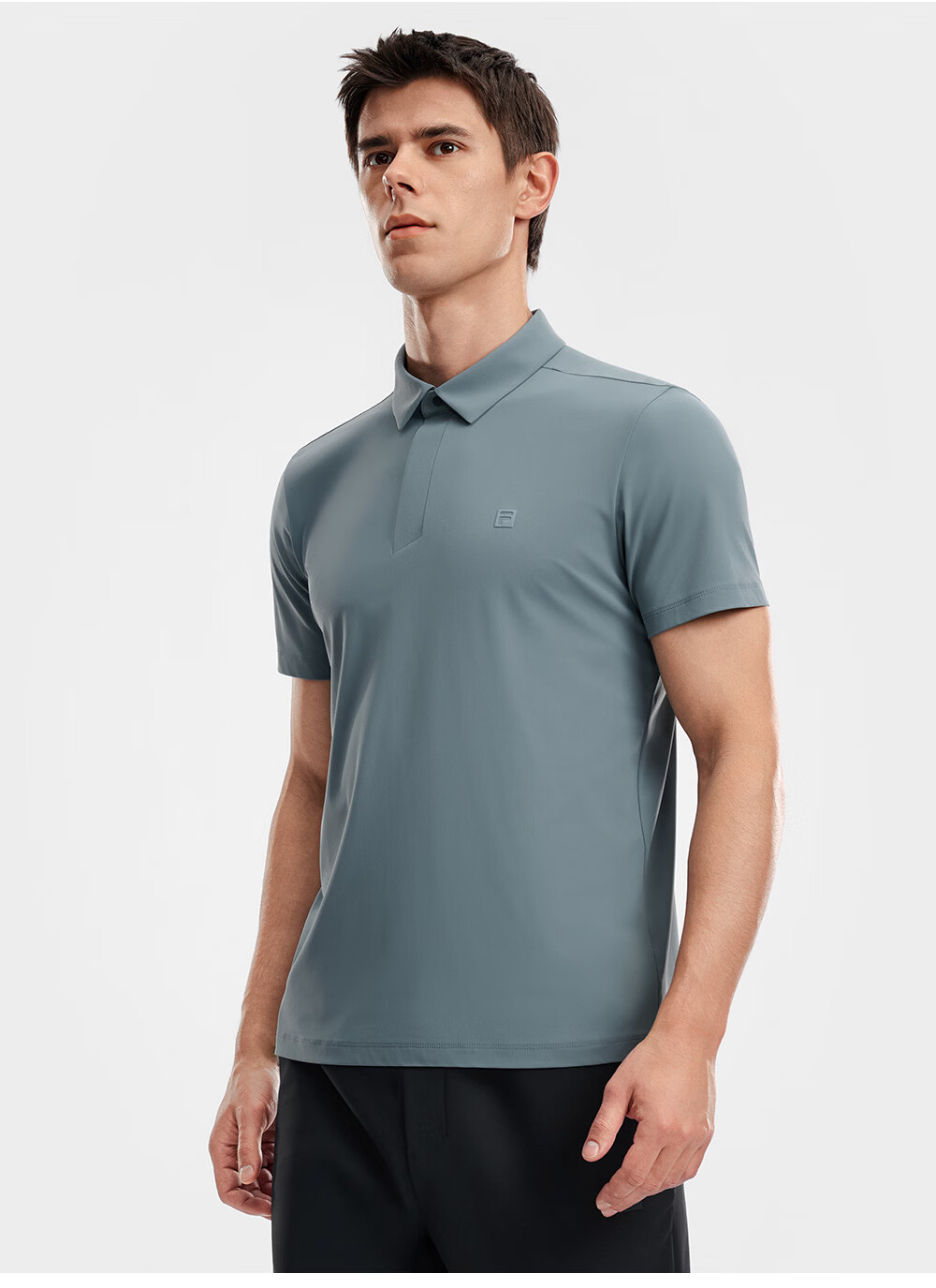FILA Official Men's Knitted Short Sleeve Polo Shirt 2026 Summer New Fitness Sports Sun Protection Top 20